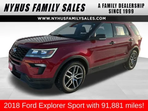 Red 2018 Ford Explorer Sport for sale in Perham, MN