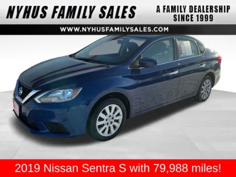 Blue 2019 Nissan Sentra S for sale in Perham, MN