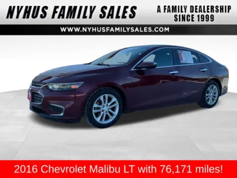 Red 2016 Chevrolet Malibu LT for sale in Perham, MN