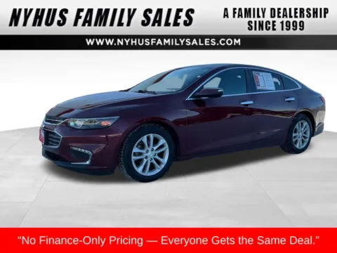 Red 2016 Chevrolet Malibu LT for sale in Perham, MN