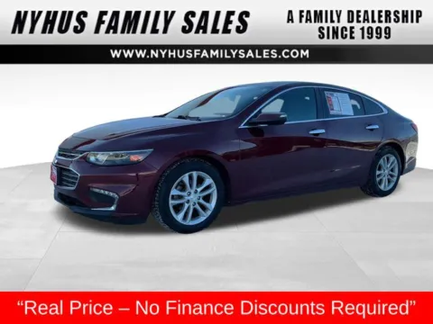 Red 2016 Chevrolet Malibu LT for sale in Perham, MN