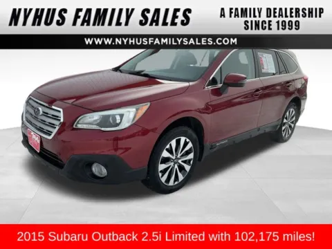 Red 2015 Subaru Outback 2.5i for sale in Perham, MN