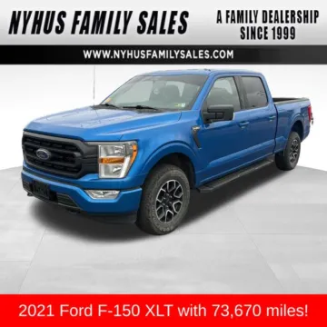 Blue 2021 Ford F-150 XLT for sale in Perham, MN