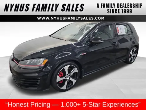 Black 2017 Volkswagen Golf GTI Sport for sale in Perham, MN