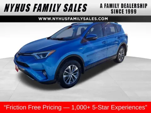 Blue 2016 Toyota RAV4 Hybrid XLE for sale in Perham, MN
