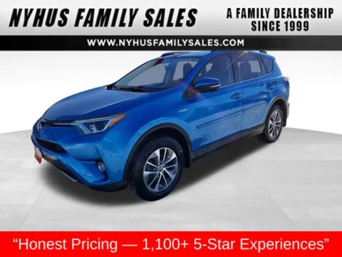 Blue 2016 Toyota RAV4 Hybrid XLE for sale in Perham, MN