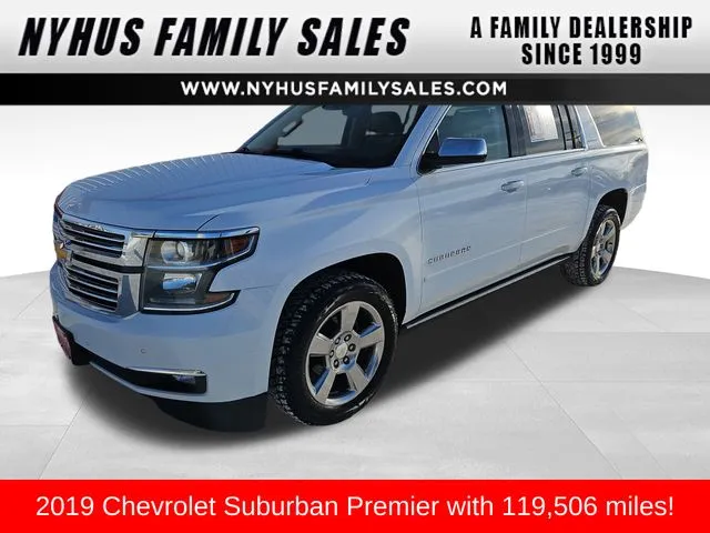 White 2019 Chevrolet Suburban Premier for sale in Perham, MN
