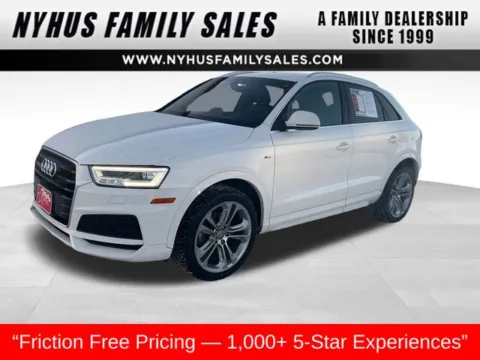 White 2018 Audi Q3 2.0T Premium for sale in Perham, MN