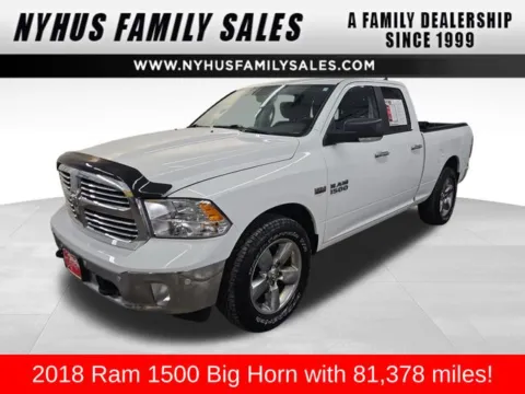 White 2018 Ram 1500 Big Horn for sale in Perham, MN