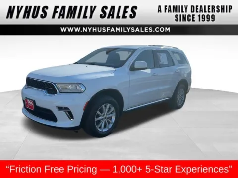 White 2022 Dodge Durango SXT for sale in Perham, MN