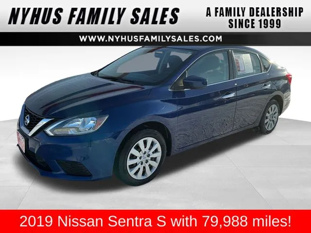 Blue 2019 Nissan Sentra S for sale in Perham, MN