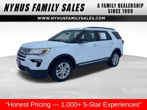 White 2019 Ford Explorer XLT for sale in Perham, MN