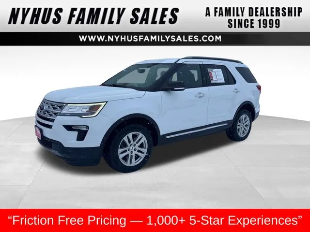 White 2019 Ford Explorer XLT for sale in Perham, MN