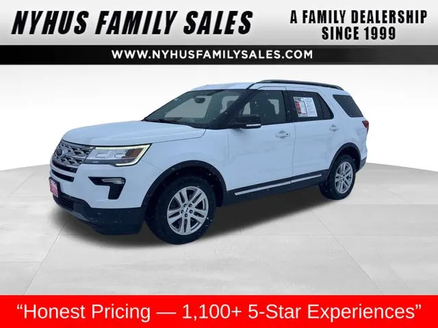 White 2019 Ford Explorer XLT for sale in Perham, MN