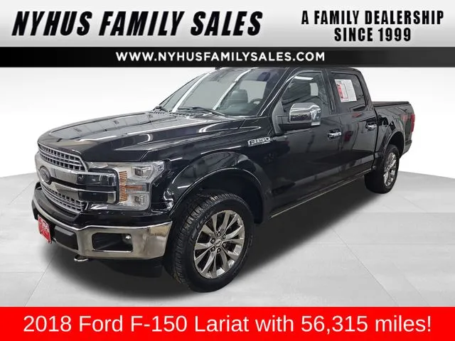 Black 2018 Ford F-150 Lariat for sale in Perham, MN