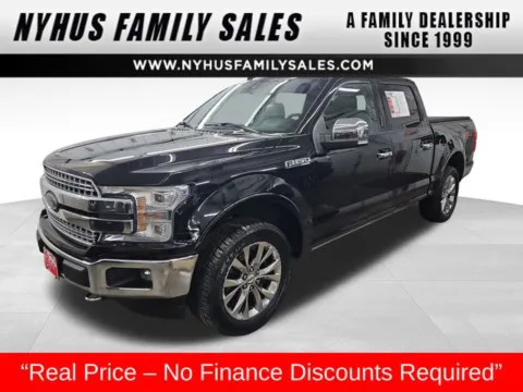 Black 2018 Ford F-150 Lariat for sale in Perham, MN