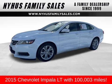 White 2015 Chevrolet Impala LT for sale in Perham, MN