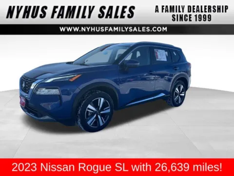 Blue 2023 Nissan Rogue SL for sale in Perham, MN