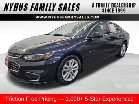 Blue 2017 Chevrolet Malibu LT for sale in Perham, MN