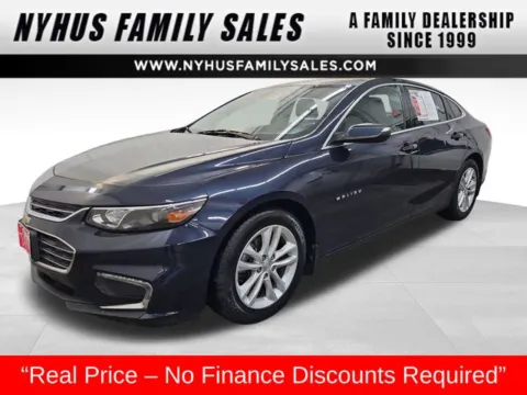 Blue 2017 Chevrolet Malibu LT for sale in Perham, MN