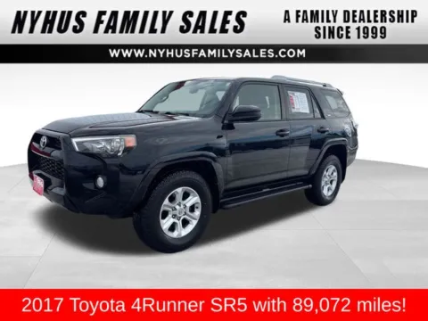 Black 2017 Toyota 4Runner SR5 for sale in Perham, MN