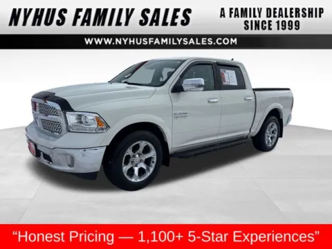 White 2018 Ram 1500 Laramie for sale in Perham, MN