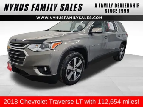 Gray 2018 Chevrolet Traverse 3LT for sale in Perham, MN