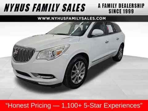 White 2016 Buick Enclave Leather Group for sale in Perham, MN