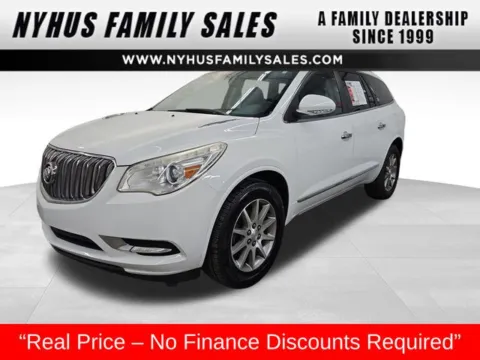 White 2016 Buick Enclave Leather Group for sale in Perham, MN