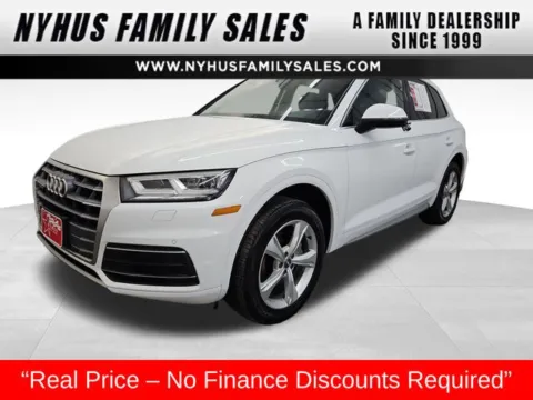White 2020 Audi Q5 45 Premium Plus for sale in Perham, MN