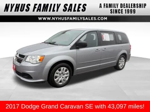 Silver 2017 Dodge Grand Caravan SE for sale in Perham, MN