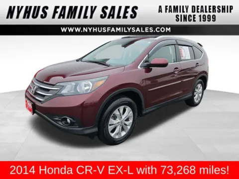 Red 2014 Honda CR-V EX-L for sale in Perham, MN