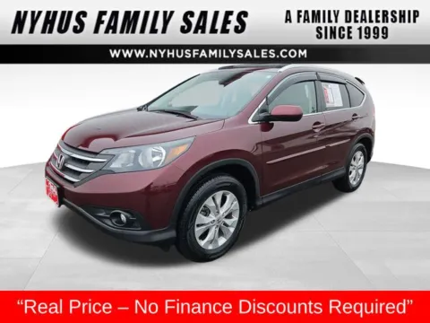 Red 2014 Honda CR-V EX-L for sale in Perham, MN
