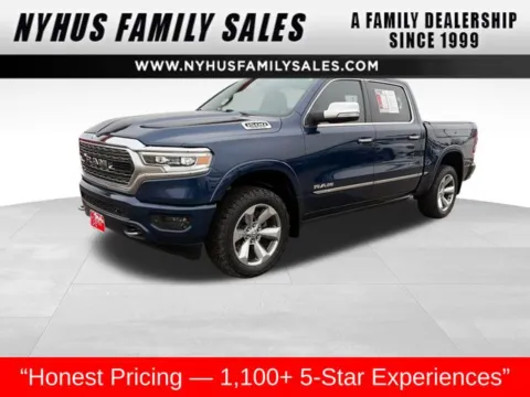 Blue 2019 Ram 1500 Limited for sale in Perham, MN