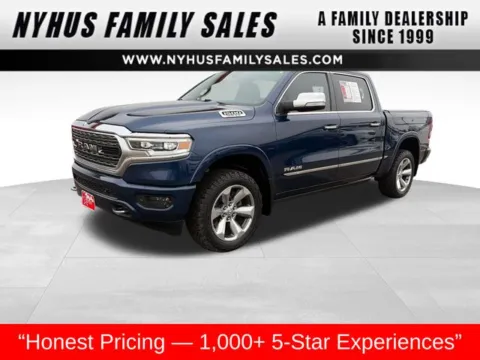 Blue 2019 Ram 1500 Limited for sale in Perham, MN