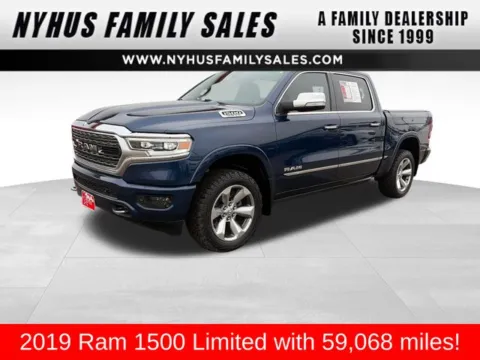 Blue 2019 Ram 1500 Limited for sale in Perham, MN