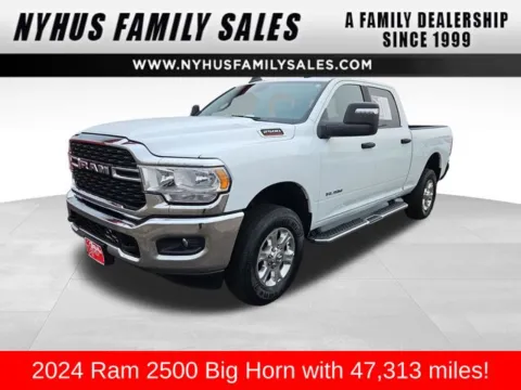 White 2024 Ram 2500 Big Horn for sale in Perham, MN