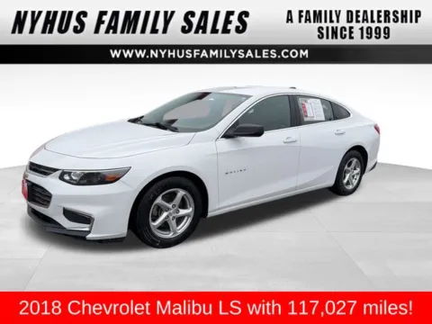 White 2018 Chevrolet Malibu LS for sale in Perham, MN