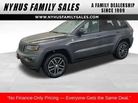 Gray 2017 Jeep Grand Cherokee Trailhawk for sale in Perham, MN