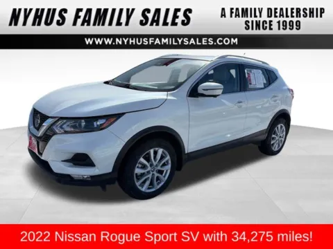White 2022 Nissan Rogue Sport SV for sale in Perham, MN