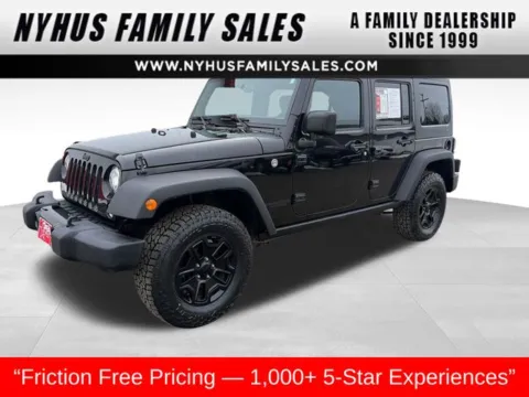 Black 2017 Jeep Wrangler Unlimited Willys for sale in Perham, MN