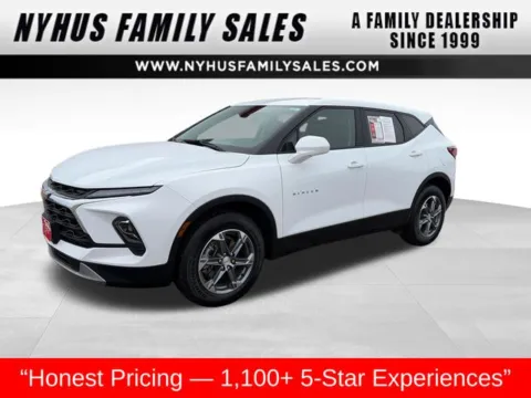 White 2025 Chevrolet Blazer LT for sale in Perham, MN