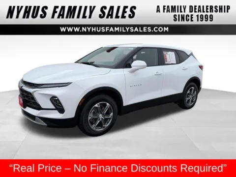 White 2025 Chevrolet Blazer LT for sale in Perham, MN