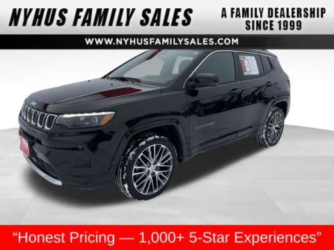 Black 2023 Jeep Compass Limited for sale in Perham, MN