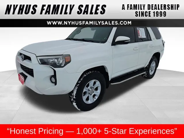 White 2018 Toyota 4Runner SR5 for sale in Perham, MN