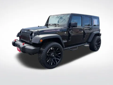 Black 2012 Jeep Wrangler Unlimited Rubicon for sale in Perham, MN