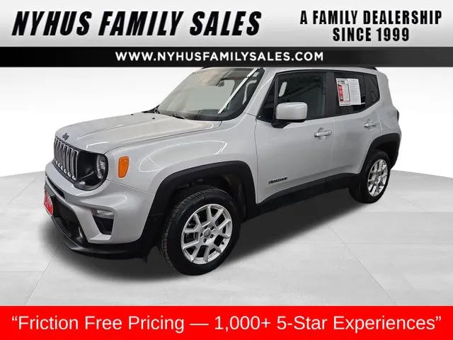 Silver 2021 Jeep Renegade Latitude for sale in Perham, MN