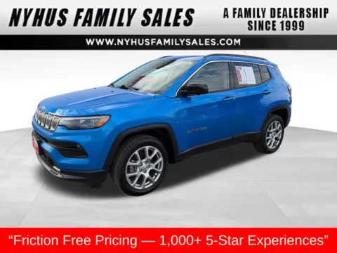 Blue 2022 Jeep Compass Latitude Lux for sale in Perham, MN