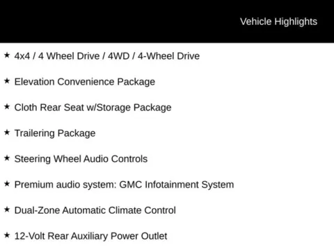 Red 2020 GMC Sierra 1500 Elevation for sale in Perham, MN