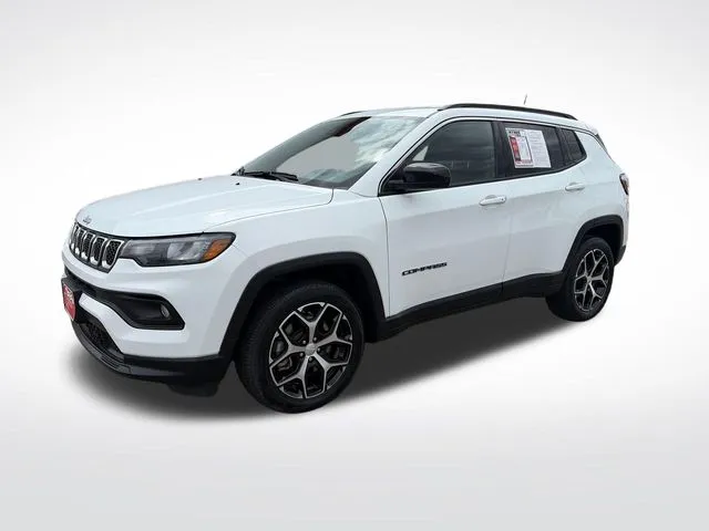 White 2024 Jeep Compass Latitude for sale in Perham, MN